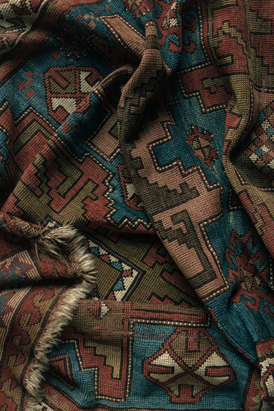 red black and white textile